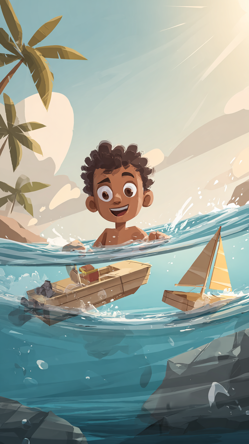 FunBoats illustrated background